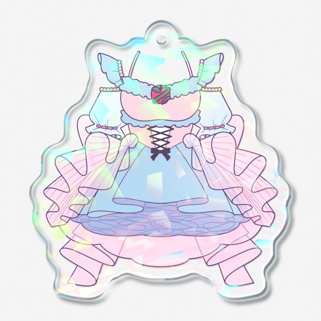 藍天うぇるアイドル衣装アクキー