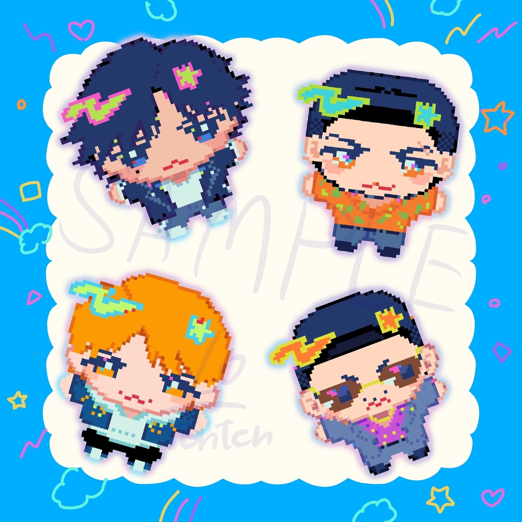 オーロラアクリルチャーム