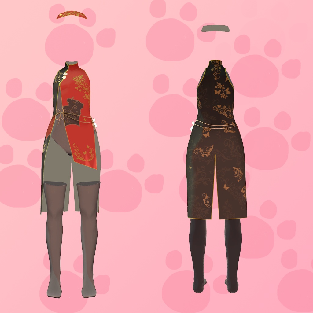 【猫山苗用】チョンサム