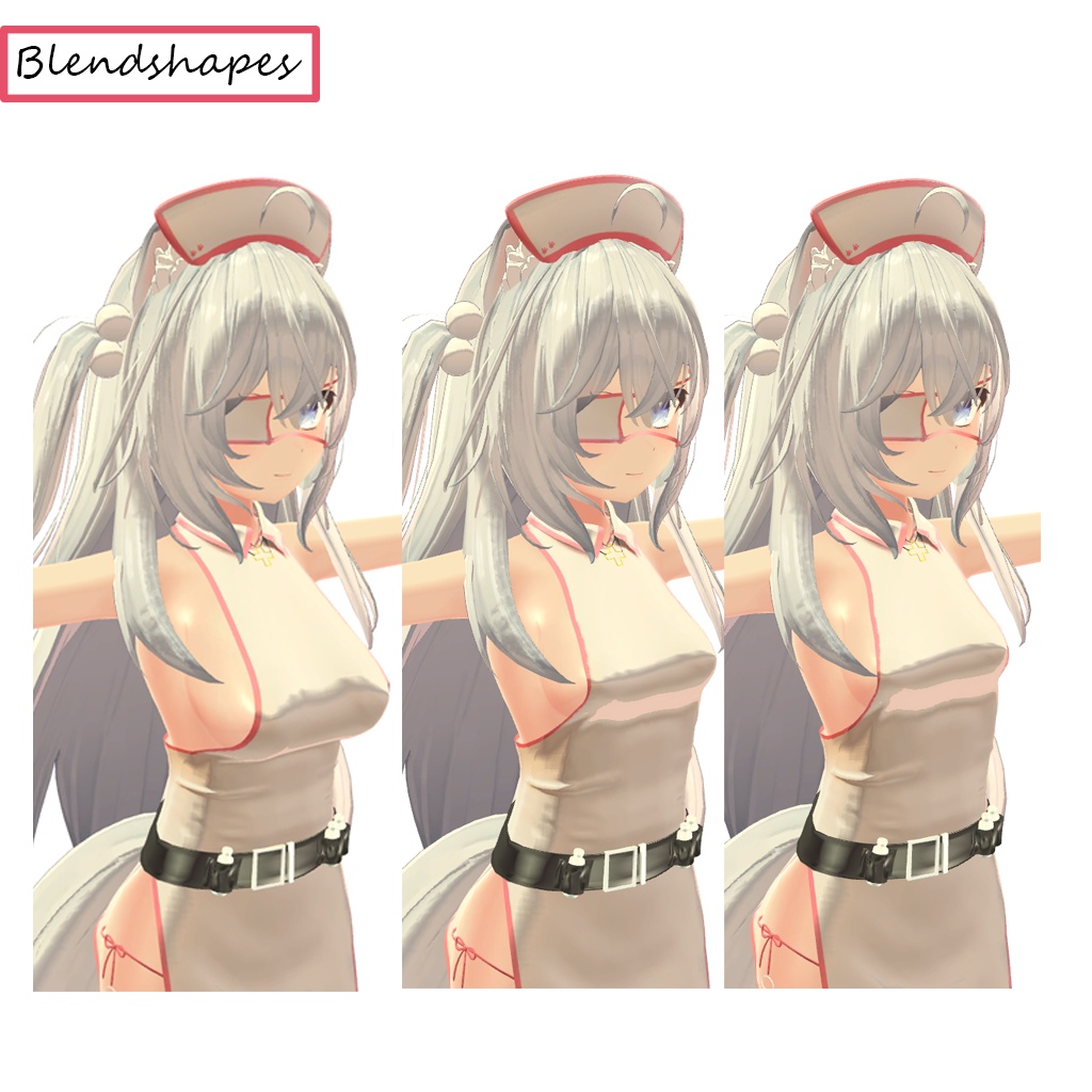 【狐雪/ティコ用】ナース服 ver2追加