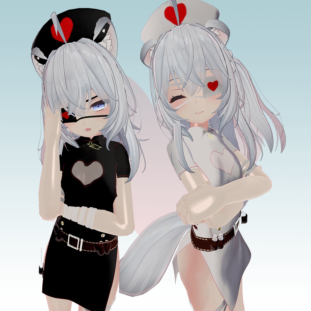 【狐雪/ティコ用】ナース服 ver2追加