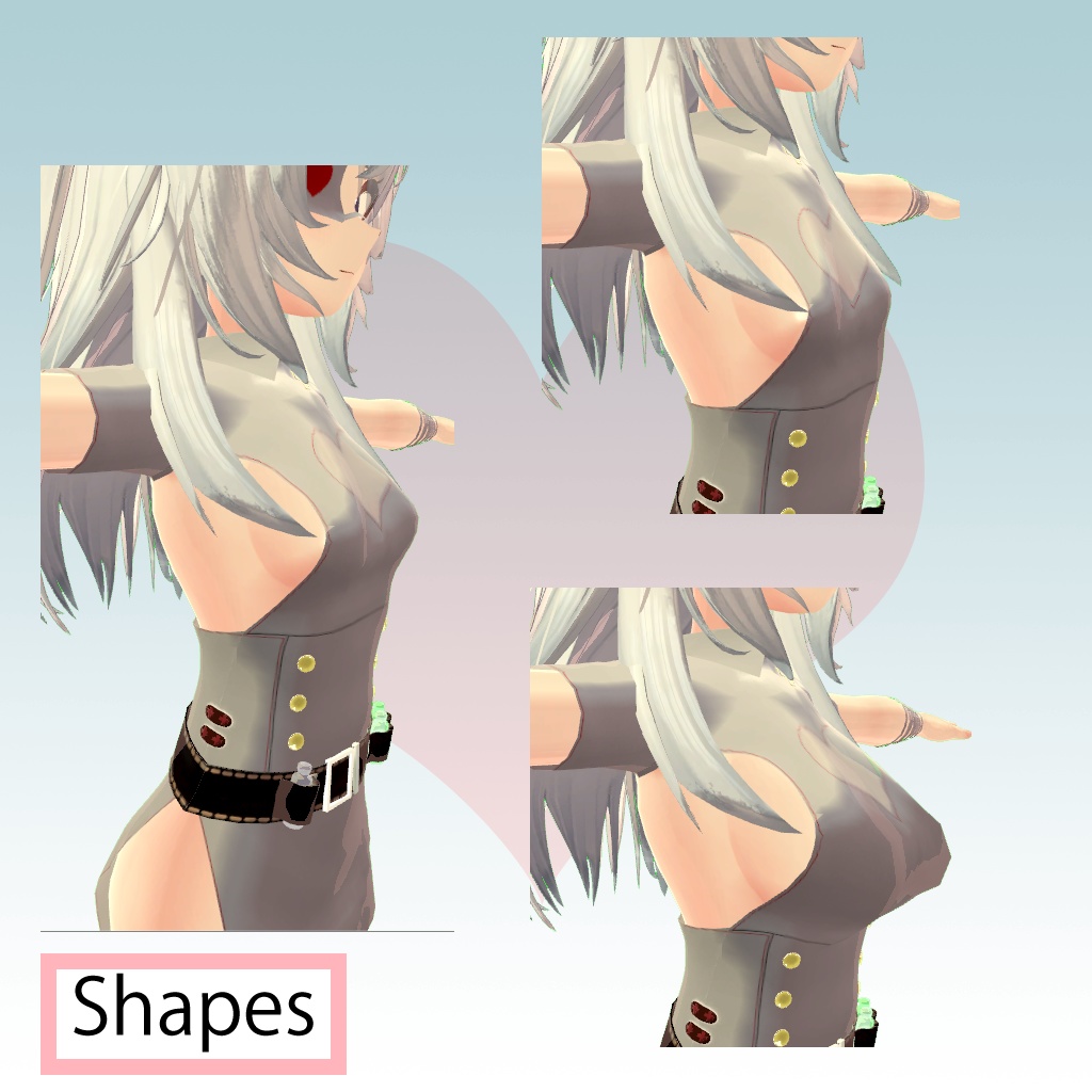 【狐雪/ティコ用】ナース服 ver2追加