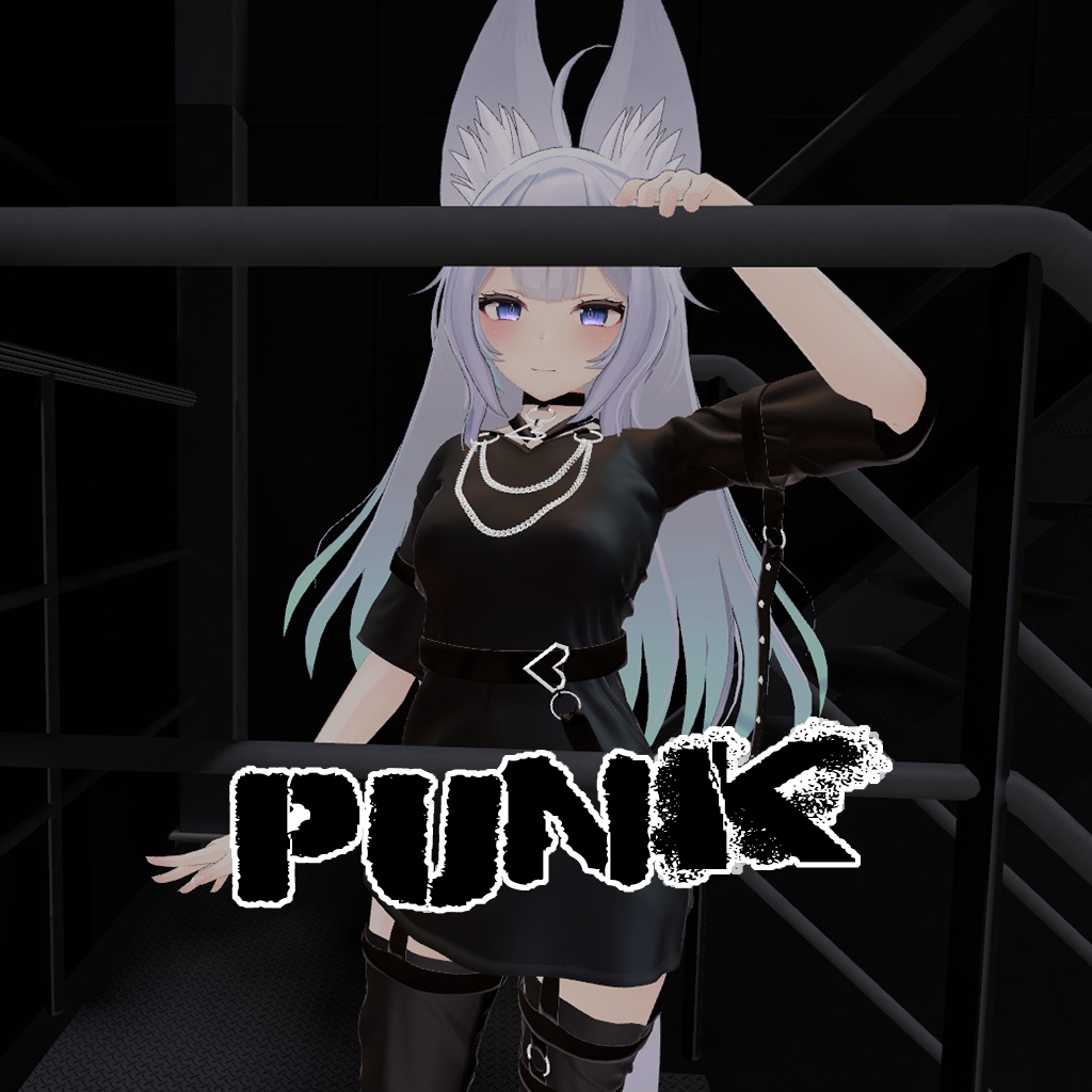 【ウルフェリア用】普段着(Punk)