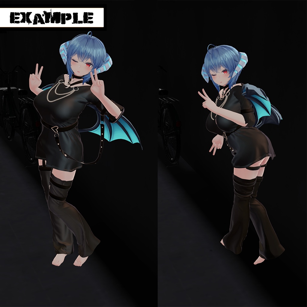 【イメリス用】普段着(Punk)