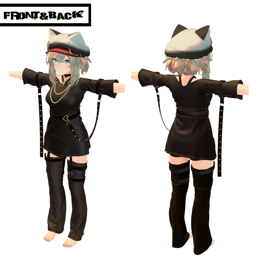 【メリノ用】普段着(punk)