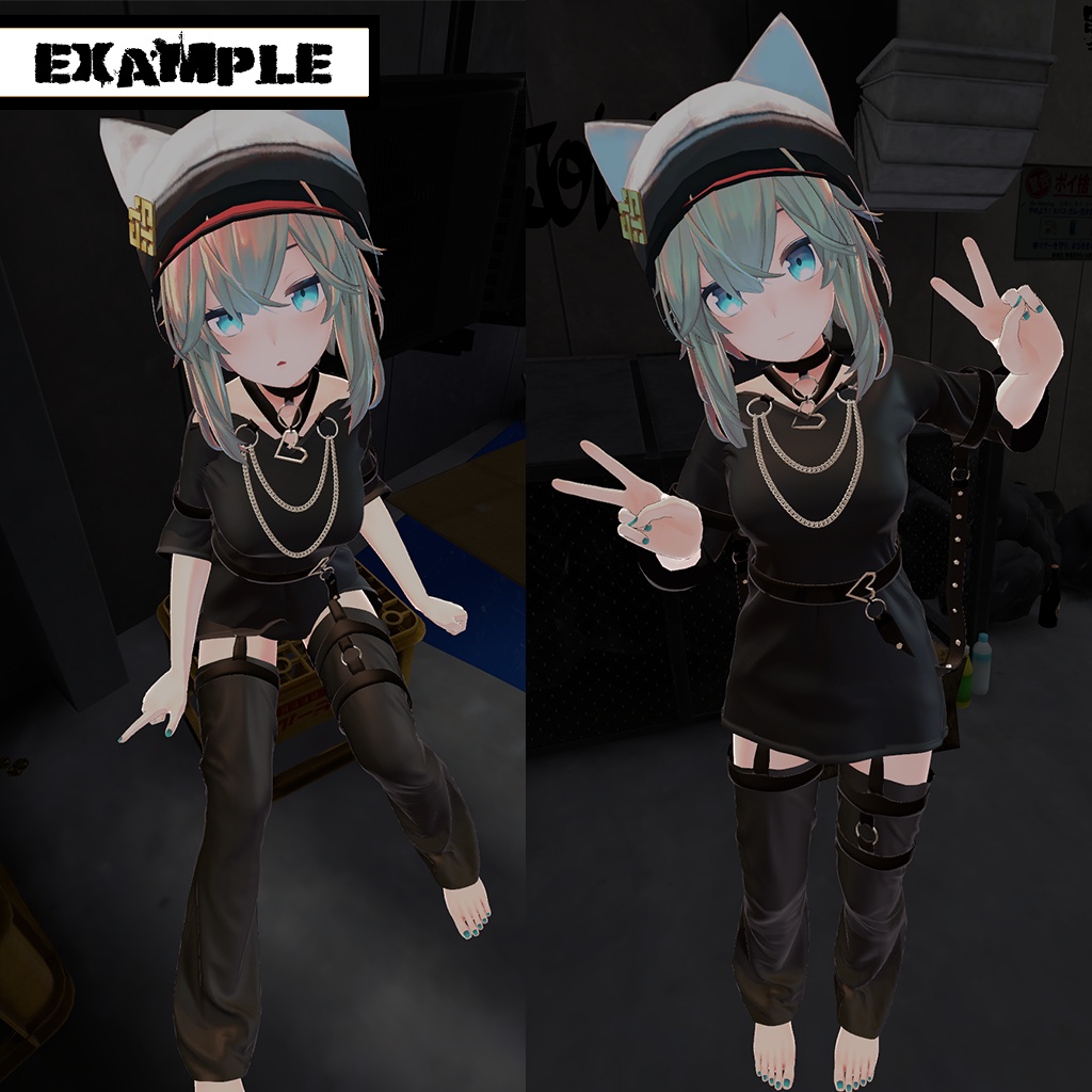 【メリノ用】普段着(punk)