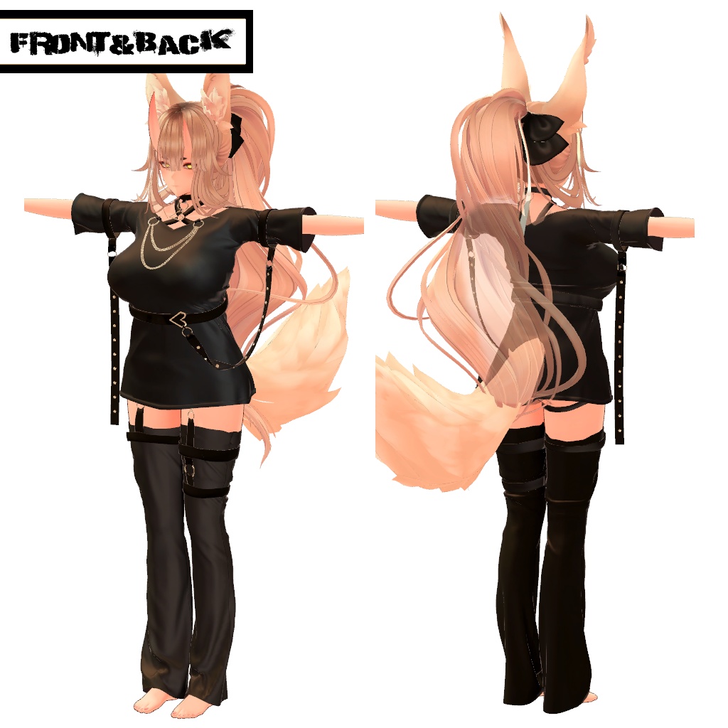 【天狐ノ鬼姫用】普段着(Punk)