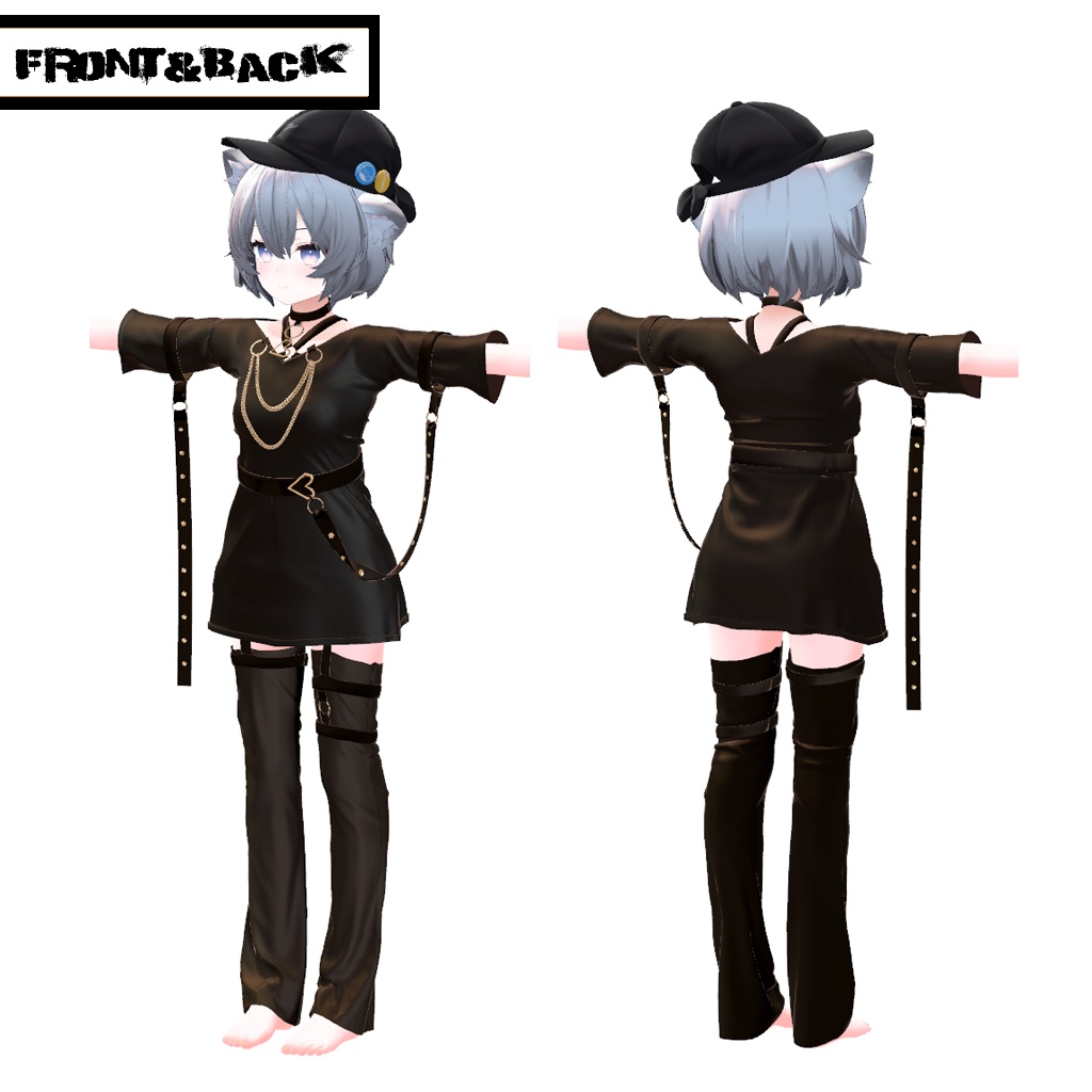 【アッシュ (ASH)用】普段着(Punk)