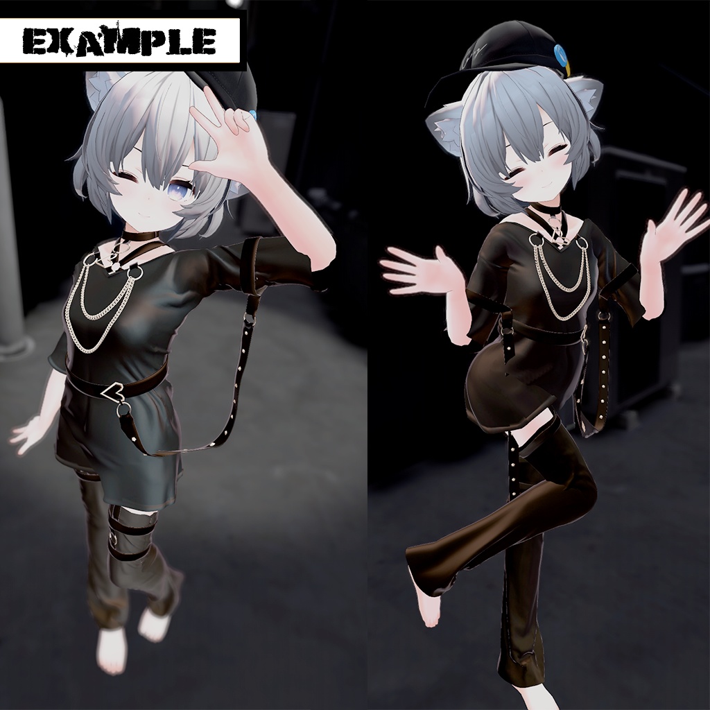 【アッシュ (ASH)用】普段着(Punk)