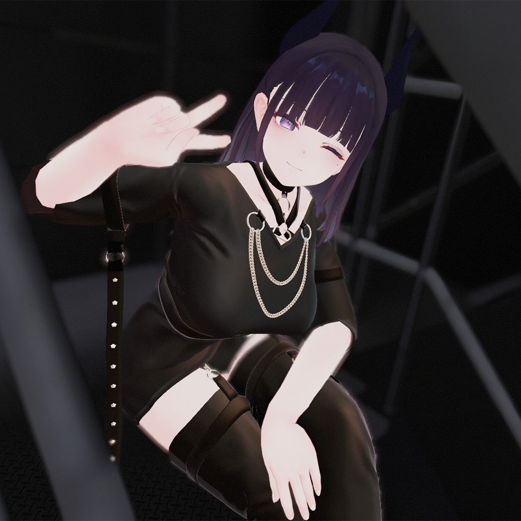 【くろなつ用】普段着(Punk) v1.2