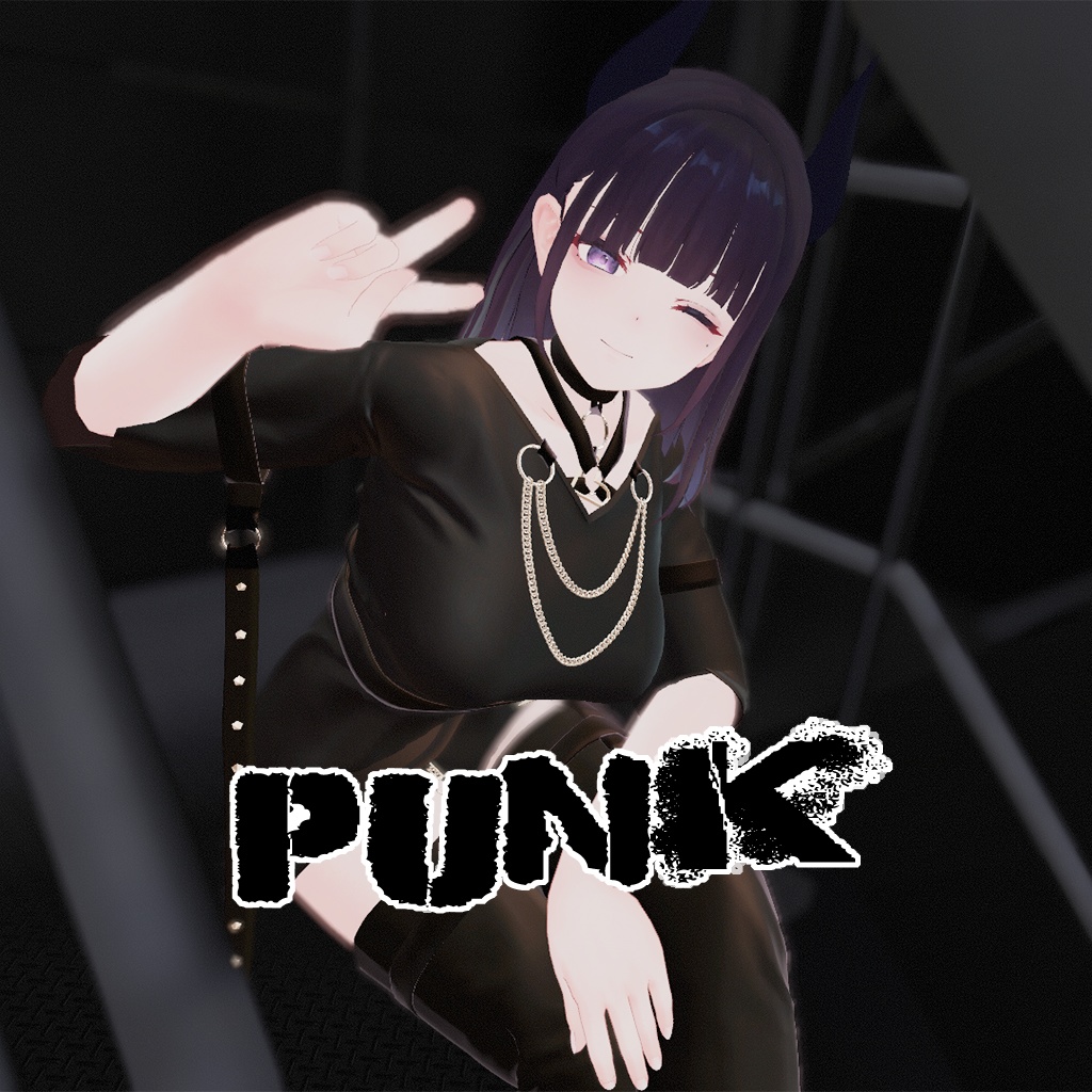 【くろなつ用】普段着(Punk) v1.2