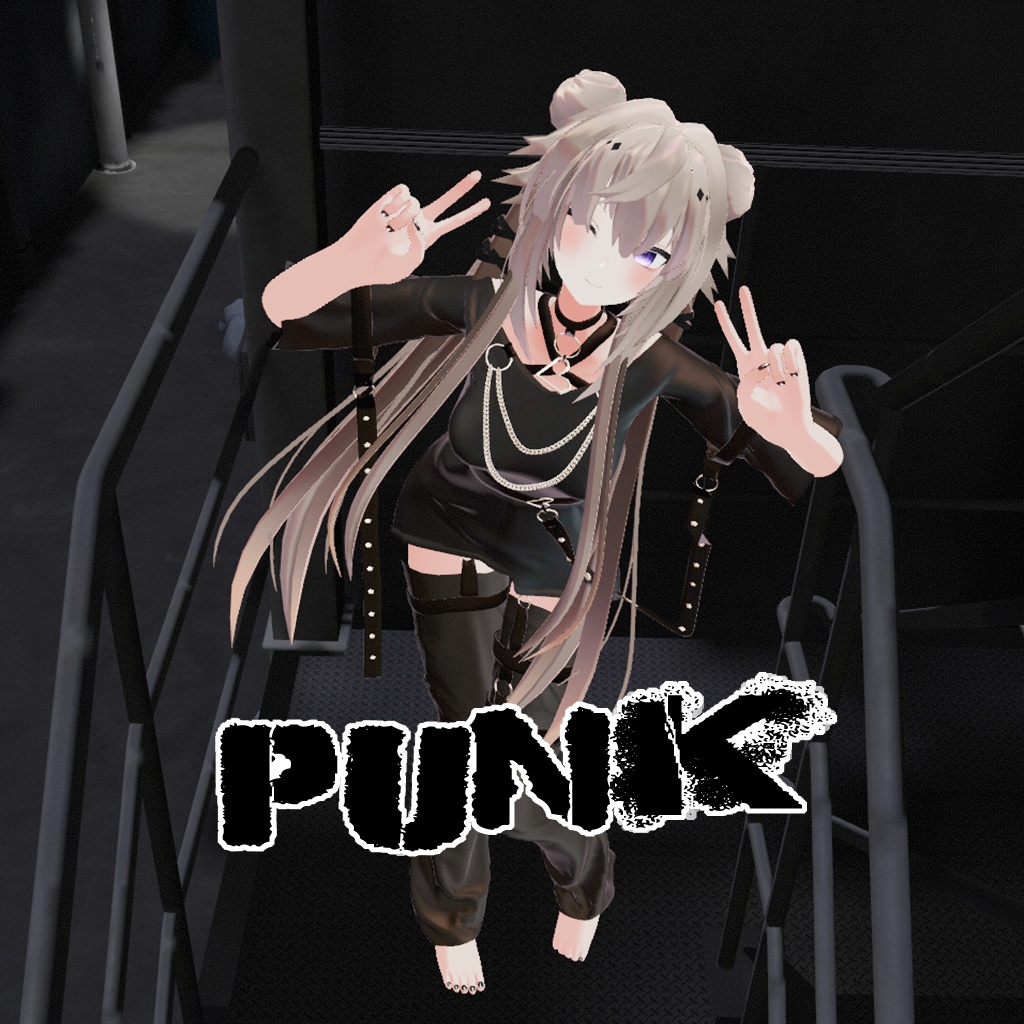 【リンフェイ用】普段着(Punk)