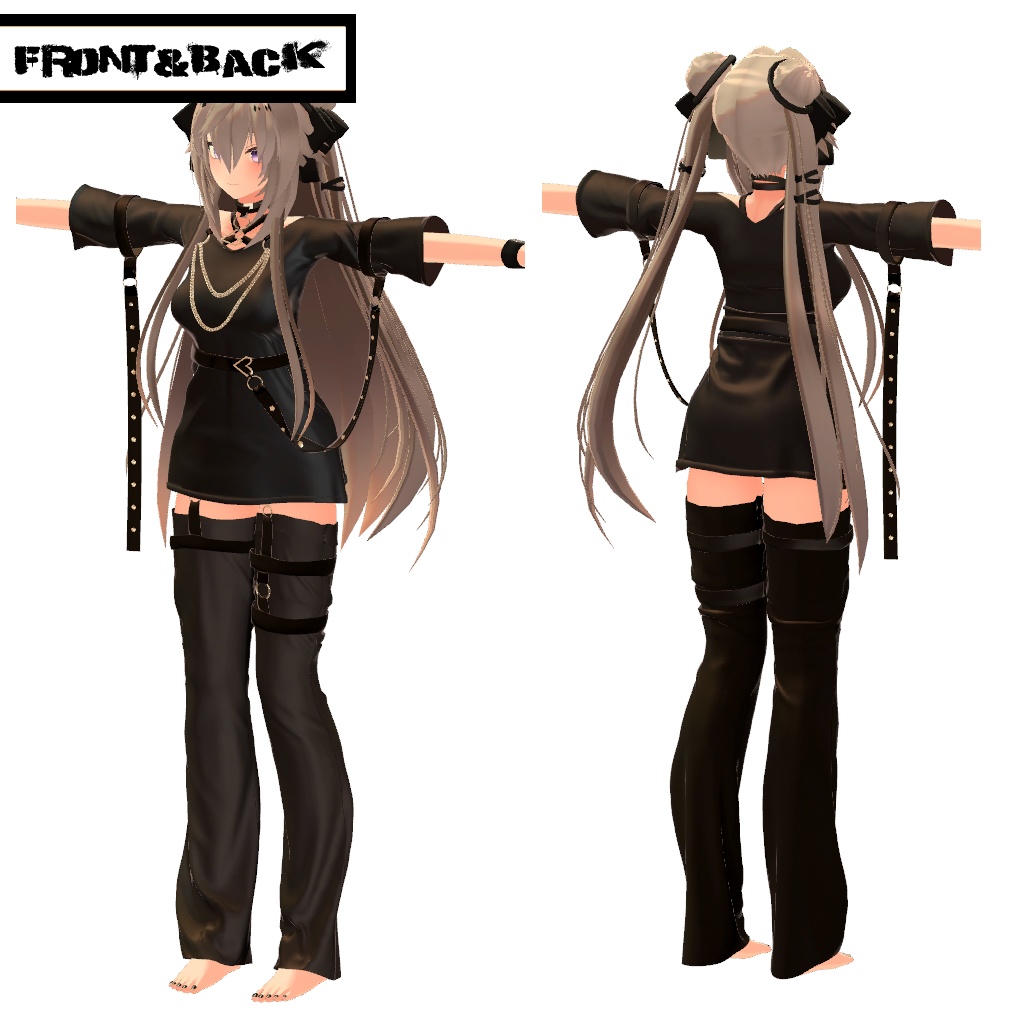 【リンフェイ用】普段着(Punk)