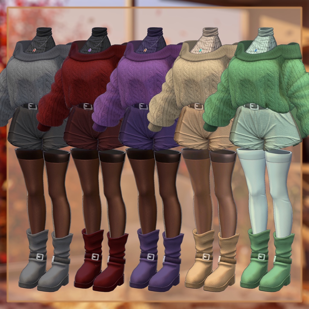 【8 Avatars】Amber Knit Vibe (25% off)