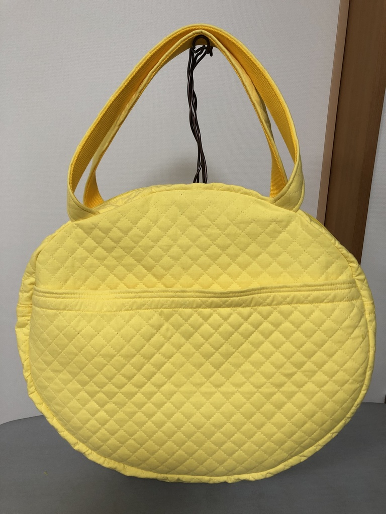 しょぼーんバッグ(`・ω・´)黄色地茶顔