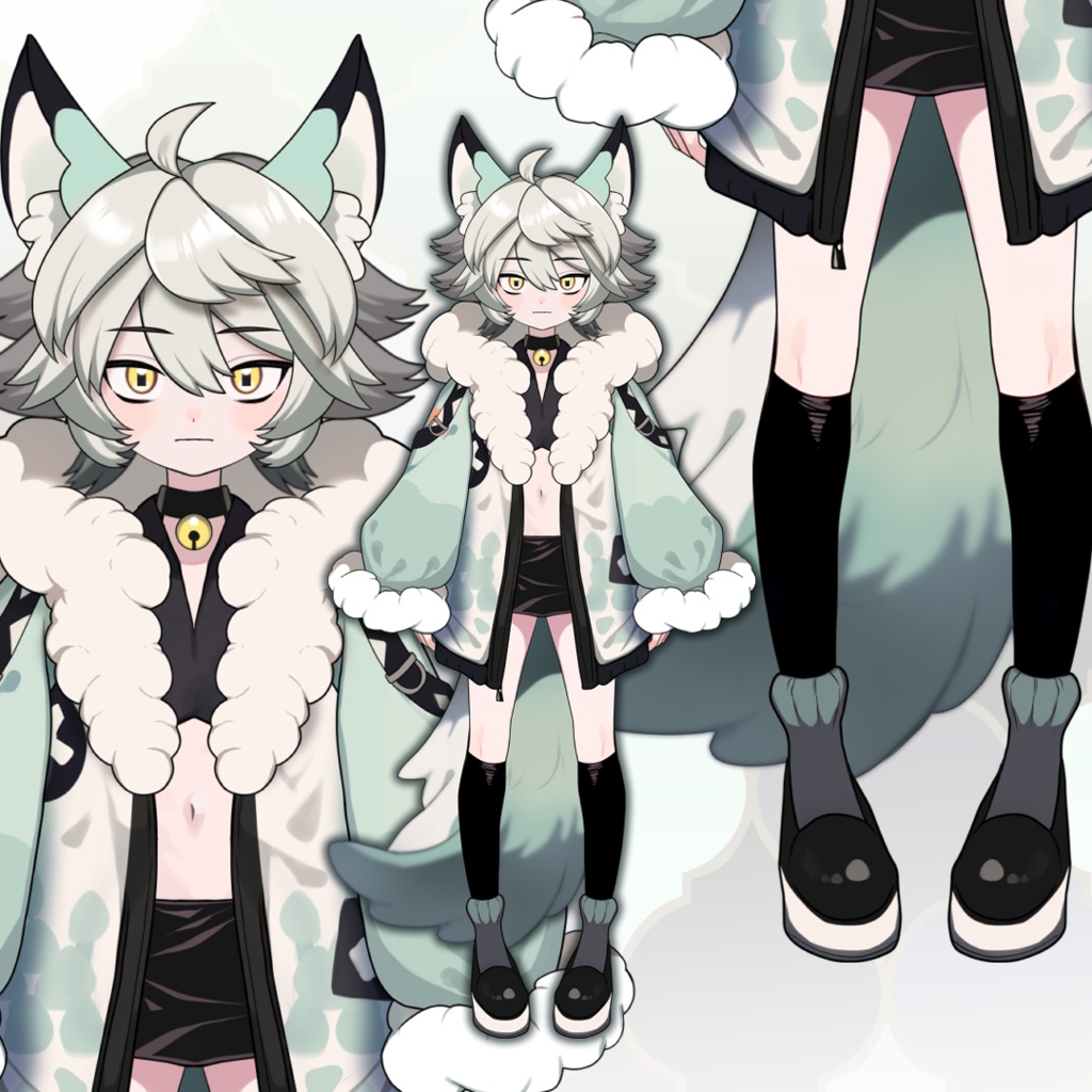 【限定1点】 キツネ? 羊? 【VTS対応】