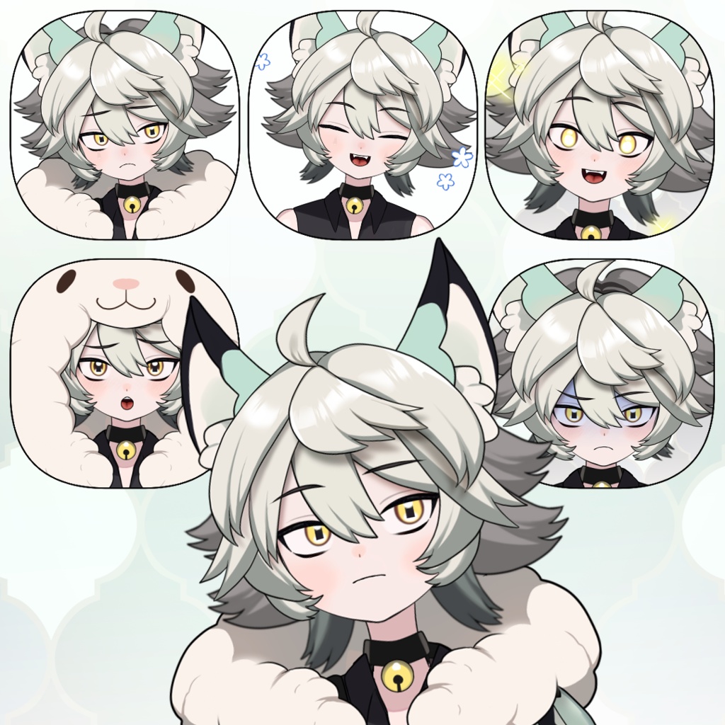 【限定1点】 キツネ? 羊? 【VTS対応】