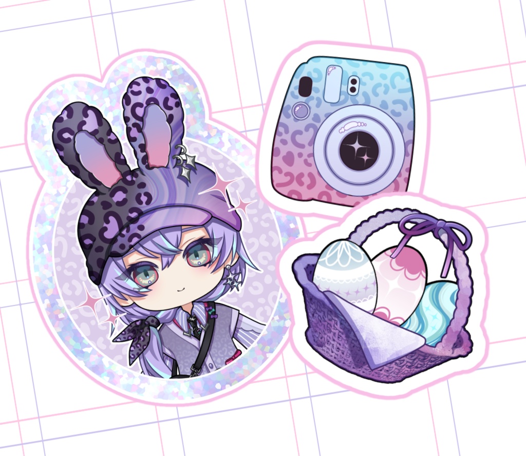 【非公式】にじそ11ステッカー3種セット