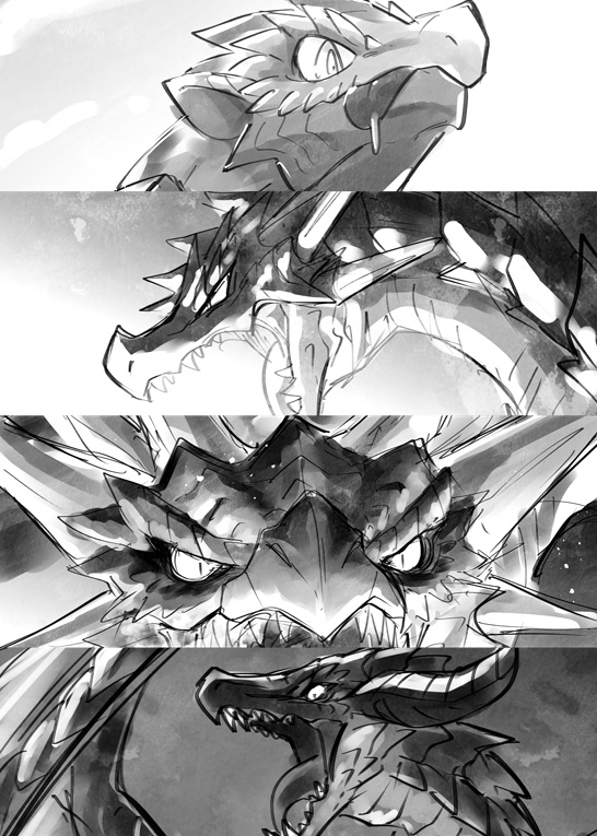 【オリジナル】『IG DRAGONS SKETCH』