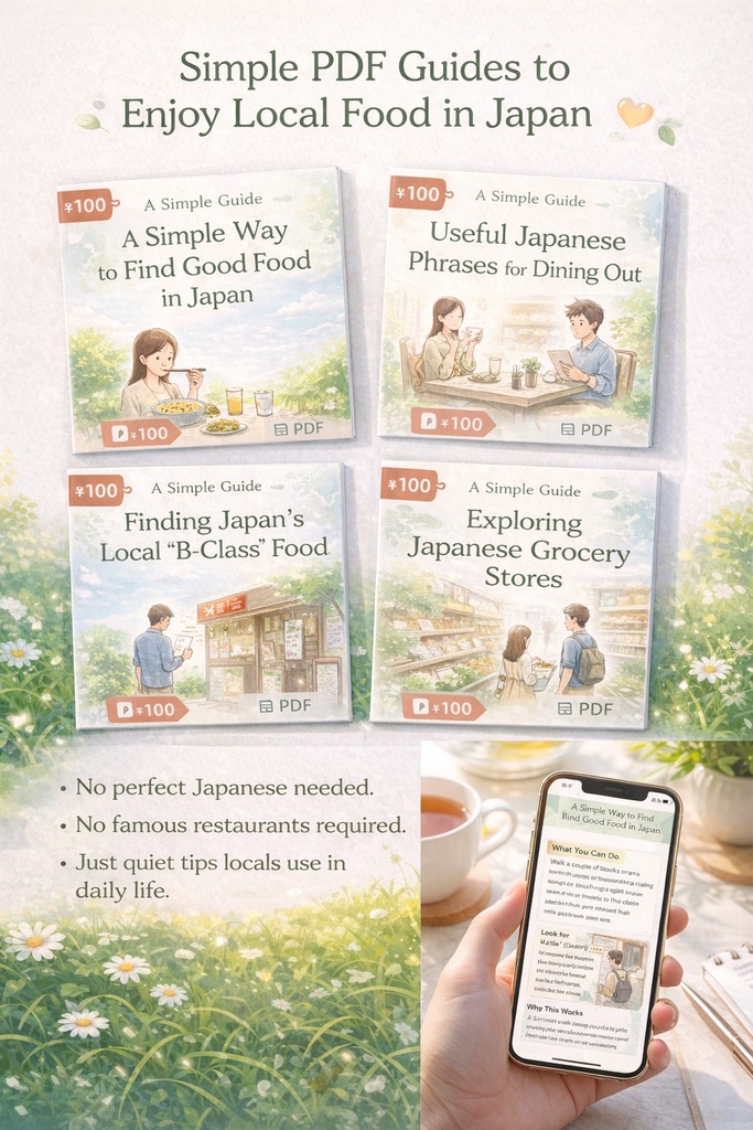 A Gentle Way to Find Good Food in Japan