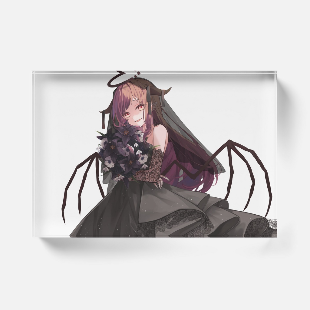 ブラックウェディングドレス面吉