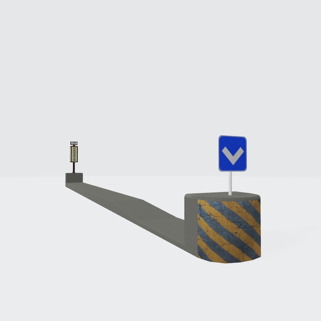 【3Dモデル】路面電車・LRTなどの電停(電車停留所・駅)