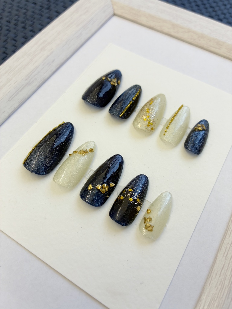 ネイルチップ［NAVY］