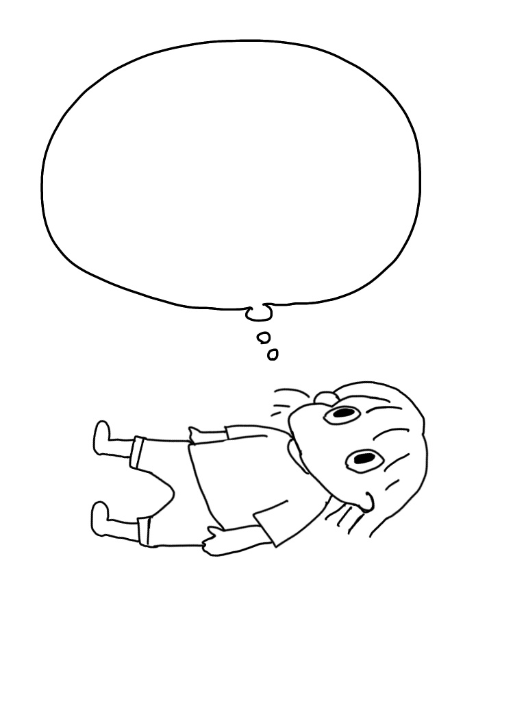 考えるまじめちゃん