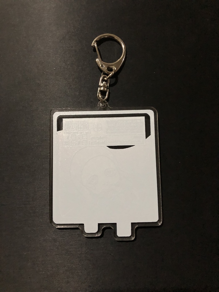 白面のヴァレー 輸血パック風アクキー