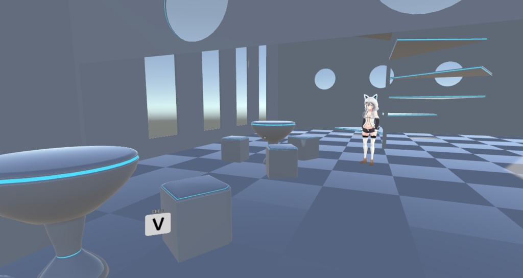 【VRC用ワールド】白い箱【設定済】