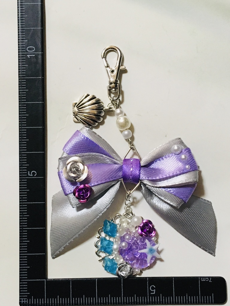 レジン 海のリボンチャーム