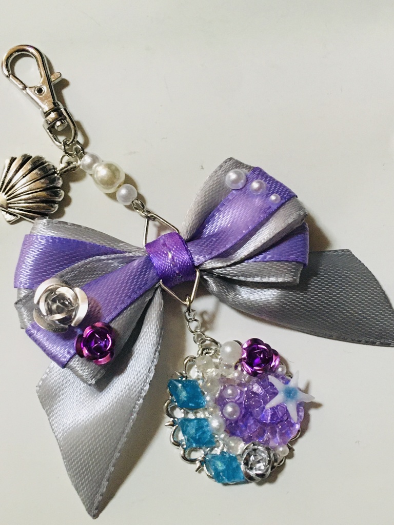 レジン 海のリボンチャーム