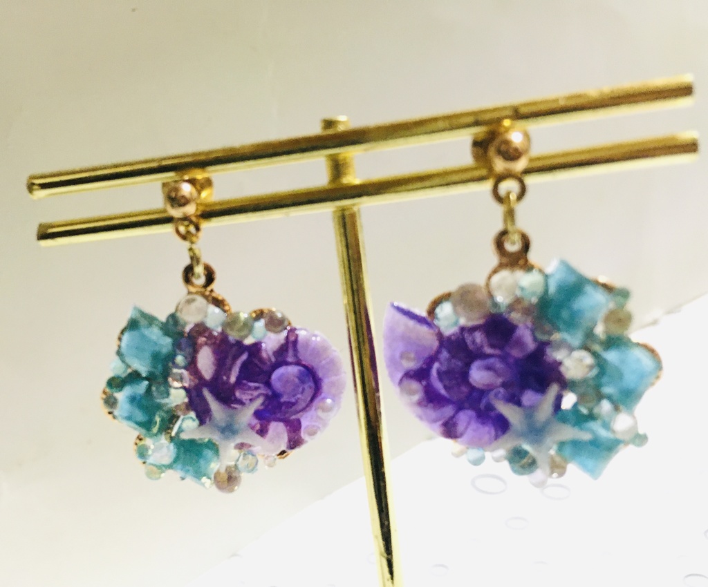 マーメイドピアスorイヤリング