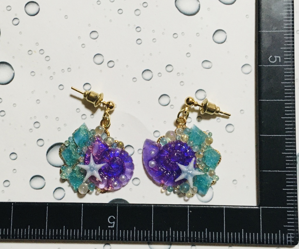 マーメイドピアスorイヤリング