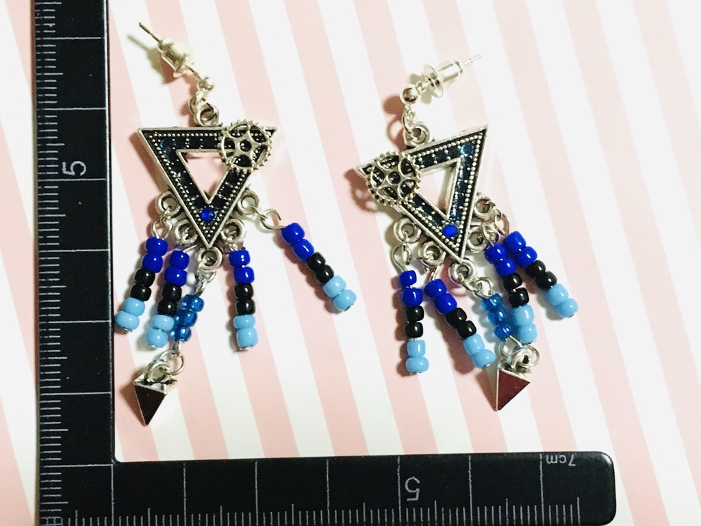 歯車のピアスorイヤリング