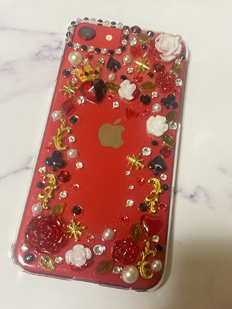 ハンドメイド レジン iPhoneケース【iPhone 8/7/ SE3/SE2】