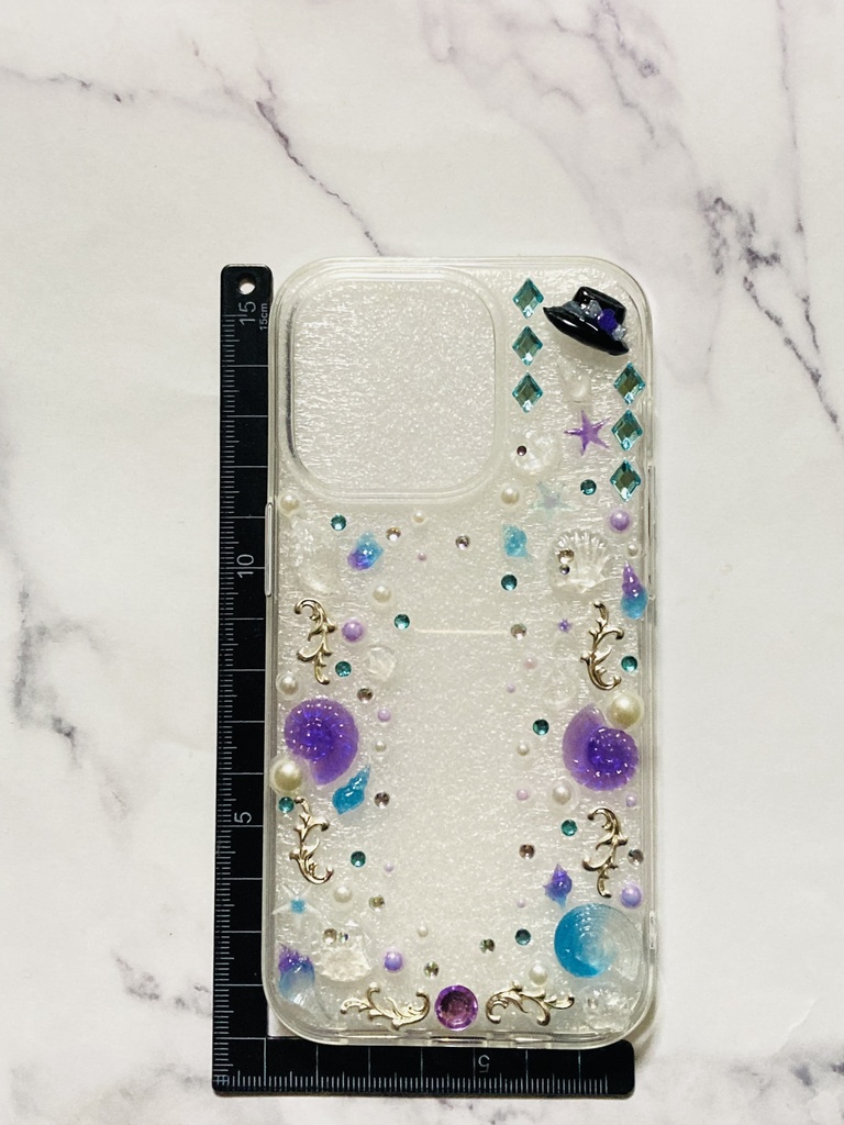 ハンドメイドレジンデコ【iPhone14 Pro】ケース