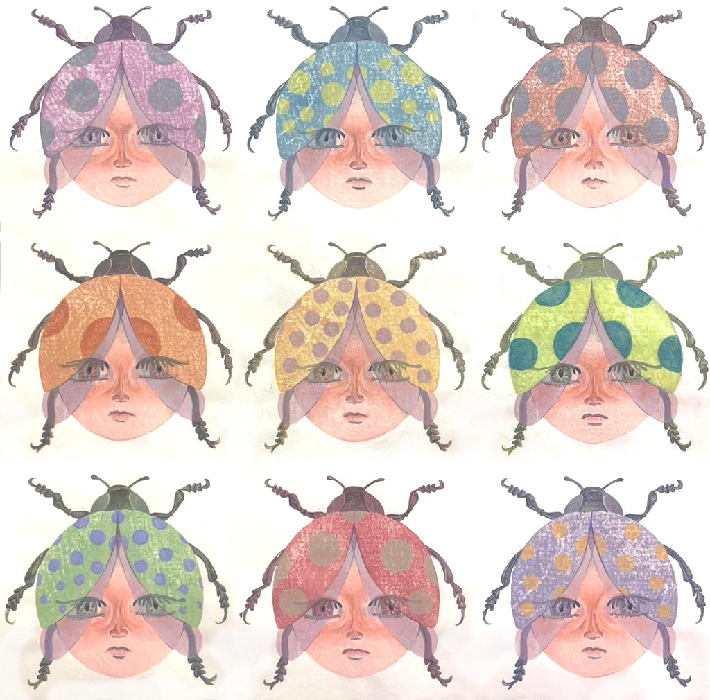 ナミテントウ（青）