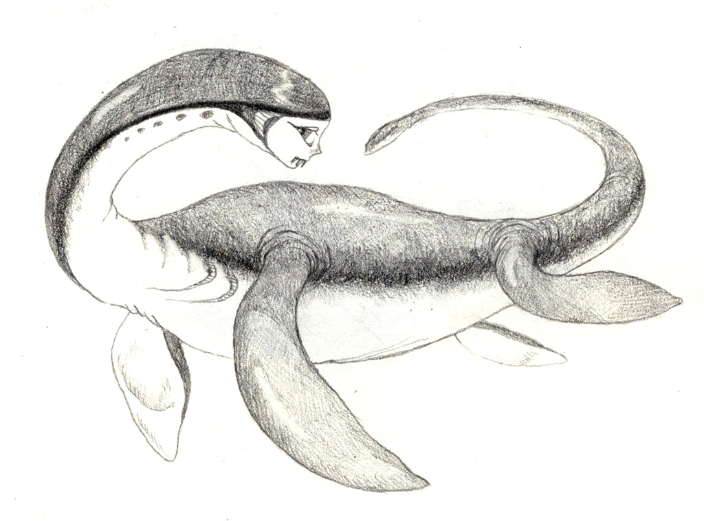 『プレシオサウルス』原画