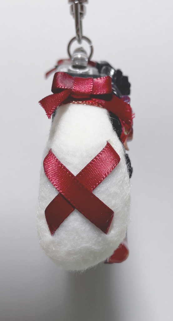 うさ耳ゴシック風缶バケース(赤✕黒)