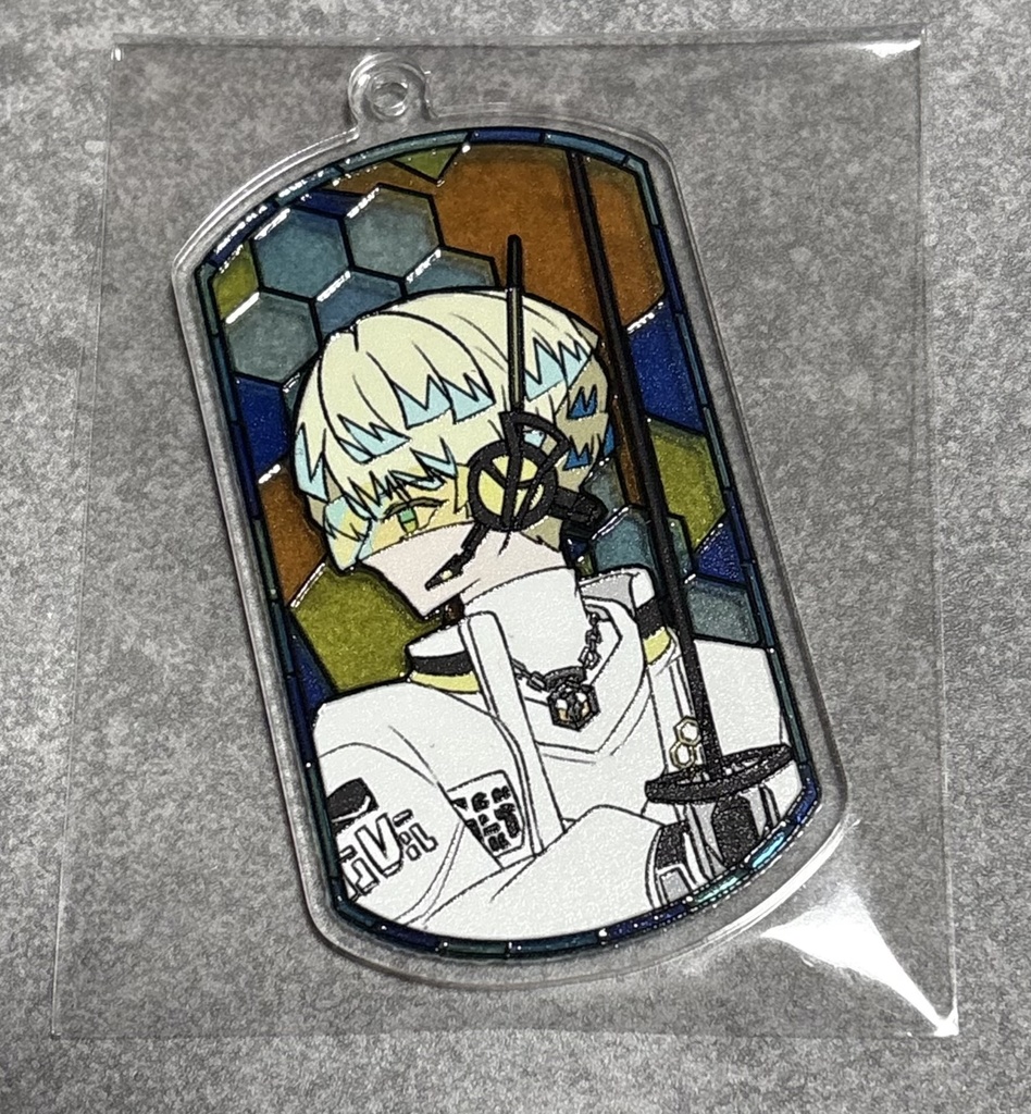 緋八マナ ステンドグラス風アクリルキーホルダー