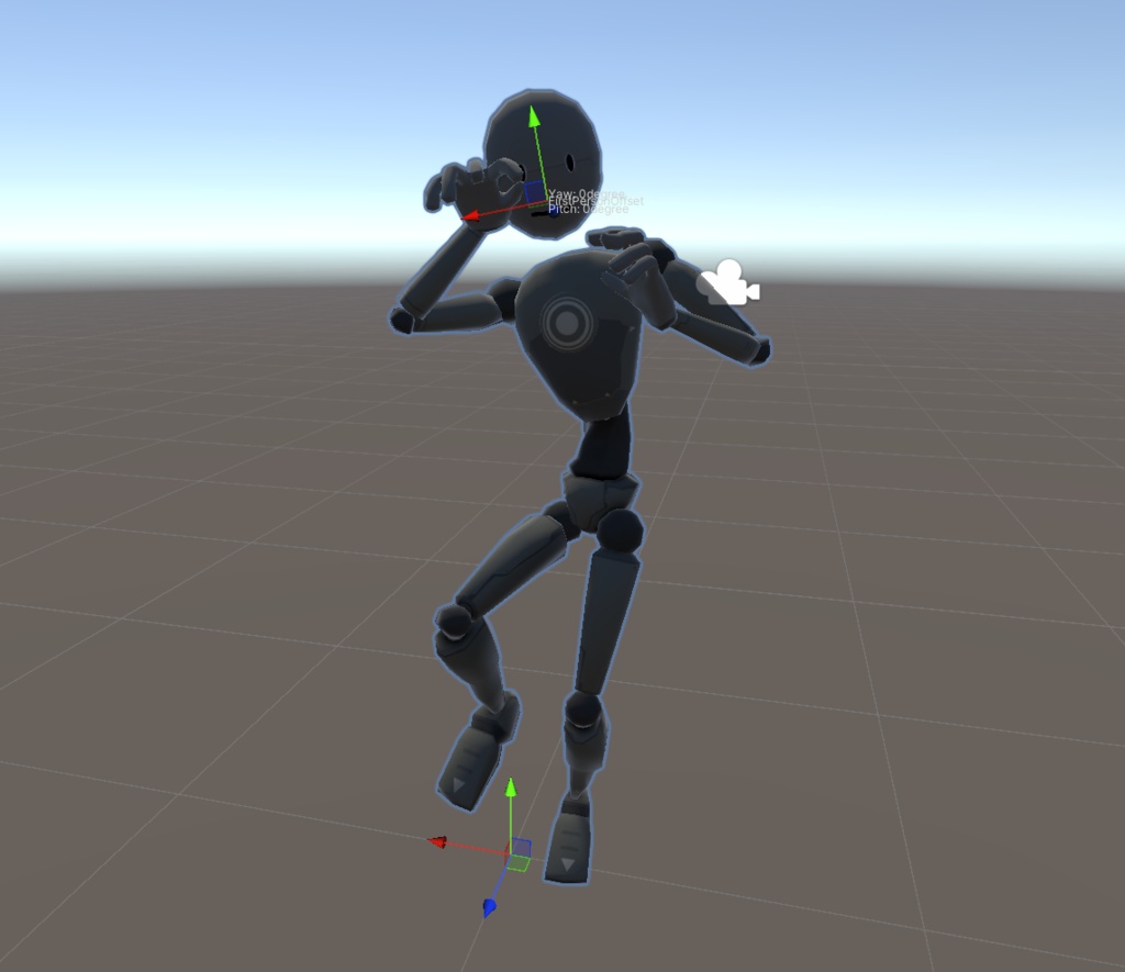 胡桃 待機モーション風Humanoid Animation