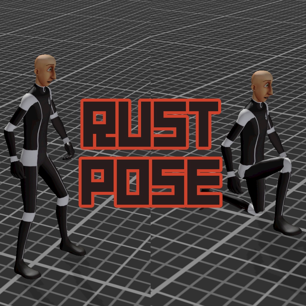 RUST風ポーズアニメーション