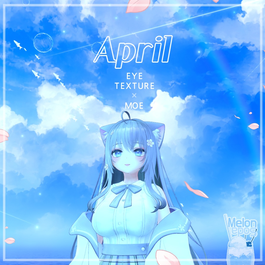 [Moe 萌用] April Eye+Make up texture - MelonSoda - BOOTH