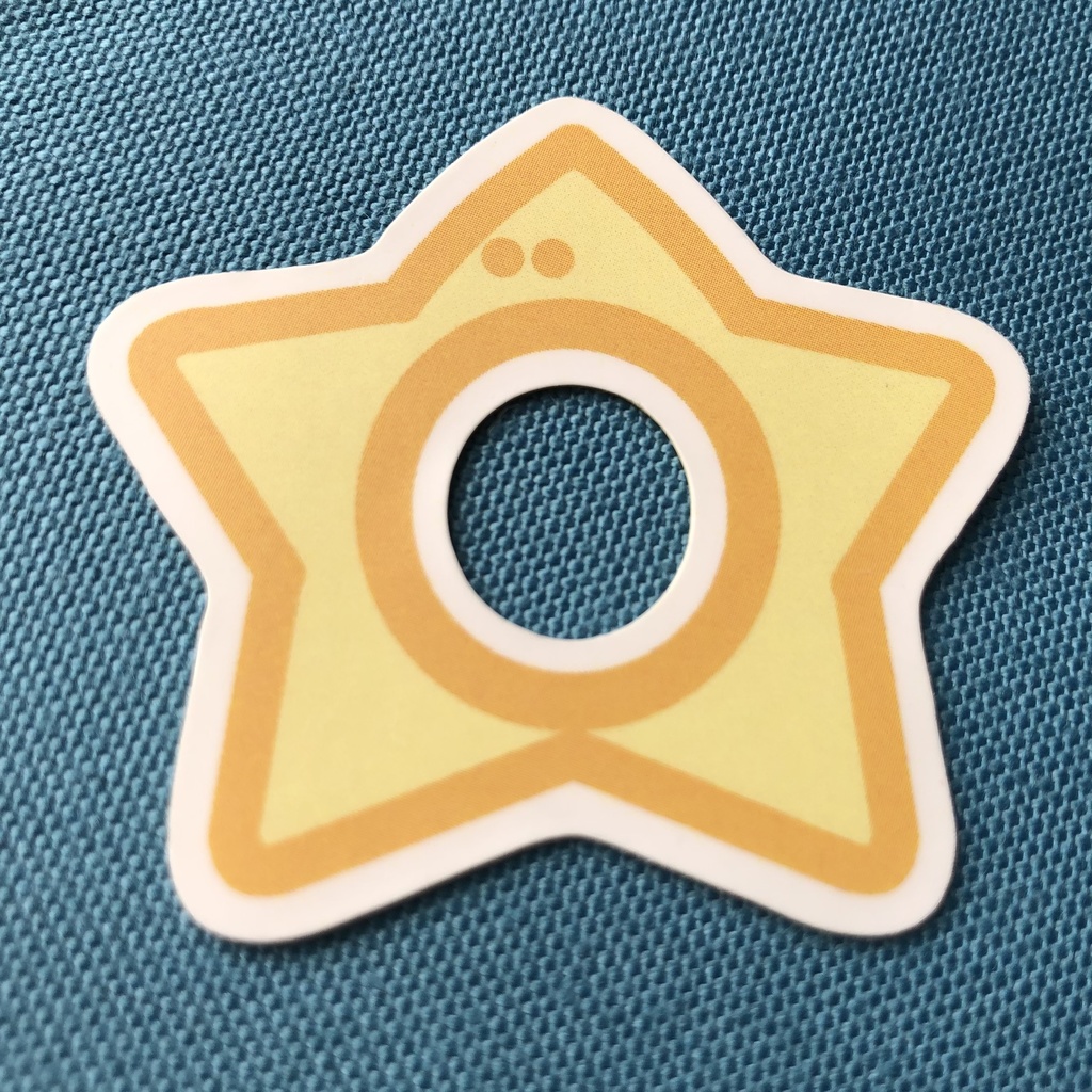 カオハメステッカー(星)