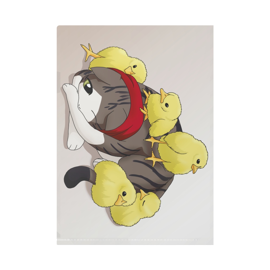 ネコセンパイクリアファイル