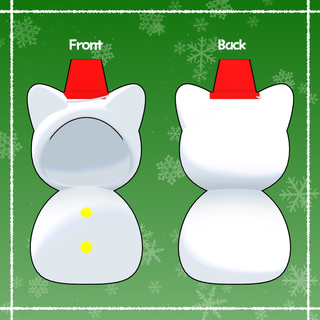 【Qunyan専用】もちもちスノーにゃん☃️