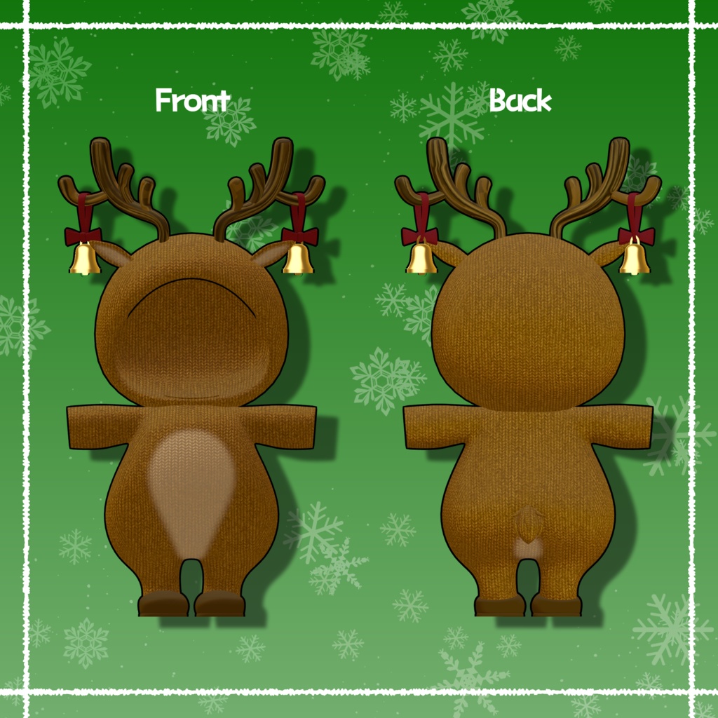 【Qunyan専用】トナカイにゃん🎄