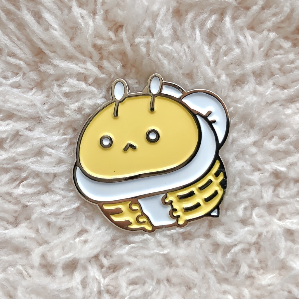 はちさん金属ピンバッジ