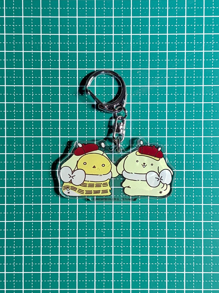 アクリルキーホルダー（ポムポムプリン）